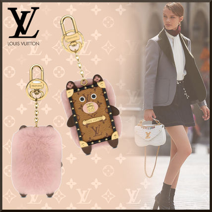 Louis Vuitton 2019 20AW Eye Trunk Bear Bag Charm And Key Holder M69551 