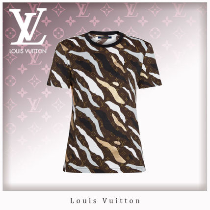 Louis Vuitton MONOGRAM 2020 SS Monogram Unisex Street Style Cotton Short Sleeves Logo 1A7TM1