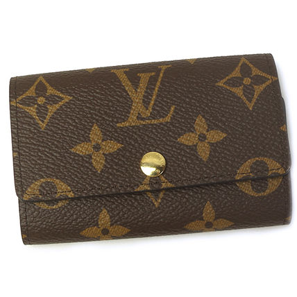 Louis Vuitton Monogram Bi color Leather Logo KeychainsBag Charms 