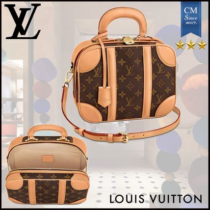 Louis Vuitton MONOGRAM Monogram Canvas Blended Fabrics 2WAY Leather Crossbody Logo 