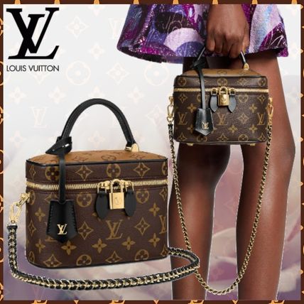 Louis Vuitton MONOGRAM 2020 SS Monogram Canvas Blended Fabrics 2WAY Bi color Chain Leather 