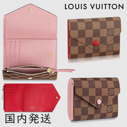 Louis Vuitton 2018 19AW Canvas Folding Wallets N41659 N61700 