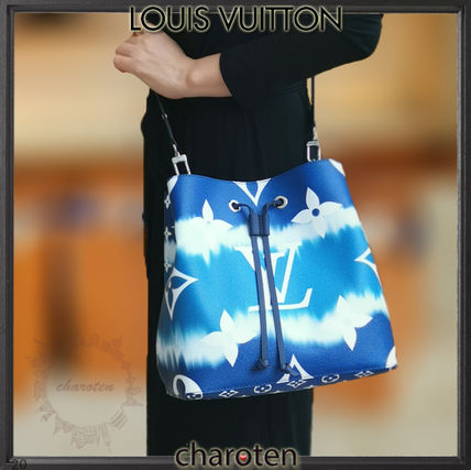 Louis Vuitton NEONOE 2020 SS Unisex Tassel Icy Color Mothers Bags 