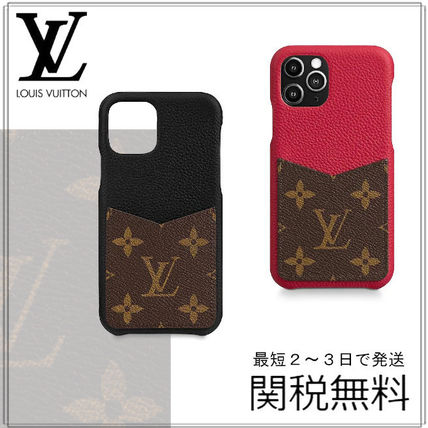 Louis Vuitton Monogram Leather Logo iPhone 11 Pro Smart Phone Cases M69095 M69094 