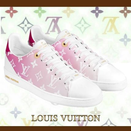 Louis Vuitton 2020 SS Monogram Plain Toe Casual Style Leather Elegant Style Logo 1A87CJ