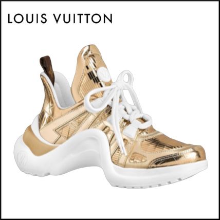 Louis Vuitton Monogram Rubber Sole Casual Style Unisex Street Style Logo 1A87RG 
