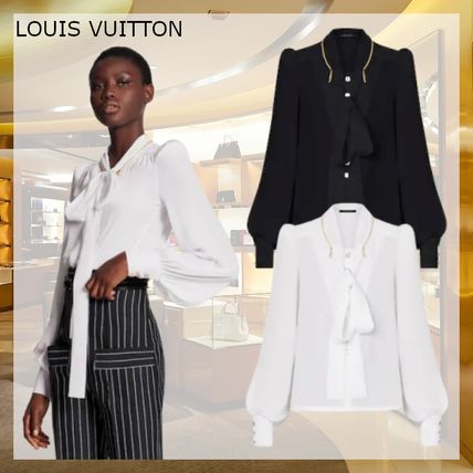 Louis Vuitton 2020 SS Lavalliere Collar Shirt 1A7U96 1A7SWV 