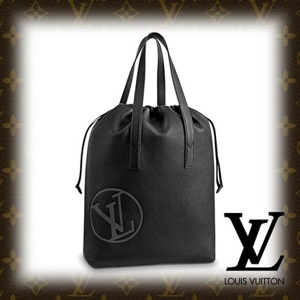 Louis Vuitton TAURILLON 2018 SS 2WAY Plain Leather Purses Elegant Style Handbags 