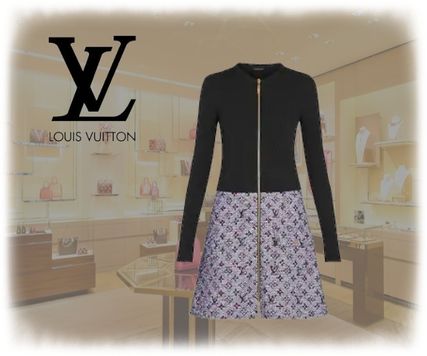 Louis Vuitton 2020 Cruise Monogram Casual Style Unisex A line Wool Silk 1A6847 