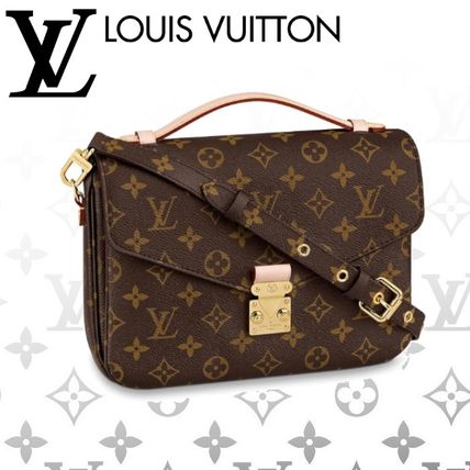 Louis Vuitton 2020 SS Monogram Casual Style Leather Party Style Elegant Style Logo M44875 
