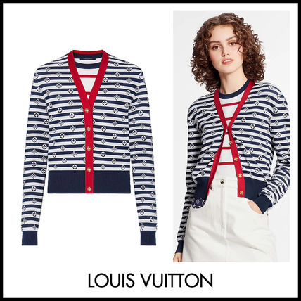 Louis Vuitton MONOGRAM 2020 SS Stripes Monogram Casual Style Street Style Long Sleeves 