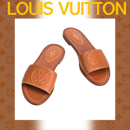 Louis Vuitton Mules Logo Sandals 11 00043281 