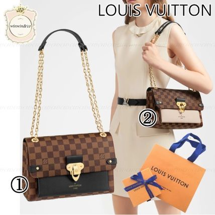 Louis Vuitton DAMIER Elegant Style Shoulder Bags 