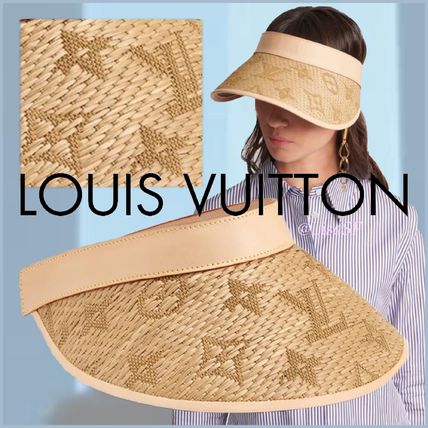 Louis Vuitton MONOGRAM 2020 SS Blended Fabrics HatsHair Accessories 