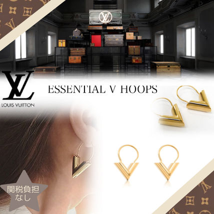 Louis Vuitton 2018 19AW Unisex Elegant Style Earrings 