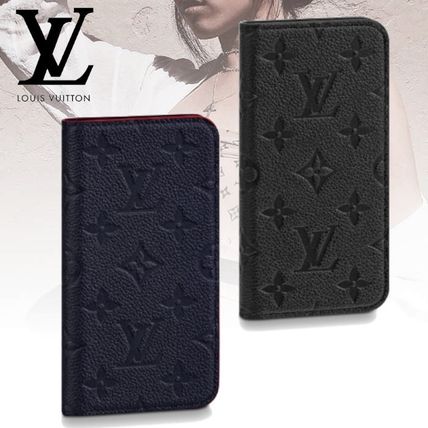 Louis Vuitton 2020 SS Monogram Leather iPhone X iPhone XS Logo Smart Phone Cases M69440 M63586 