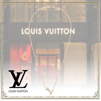 Louis Vuitton 2020 21AW Lv Volt Upside Down Pendant Pink Gold Q93809 