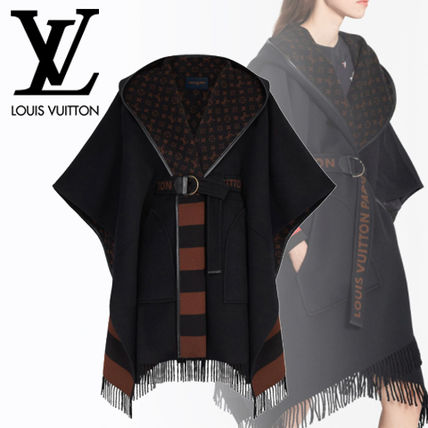 Louis Vuitton MONOGRAM 2020 21AW Monogram Casual Style Wool Street Style Plain Medium Fringes 1A83TK 