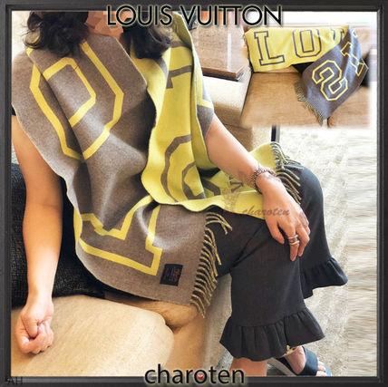 Louis Vuitton 2018 19AW Casual Style Unisex Wool Street Style Bi color Plain 