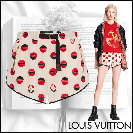 Louis Vuitton 2020 21AW Short Flower Patterns Casual Style Wool Silk Street Style 1A842K 