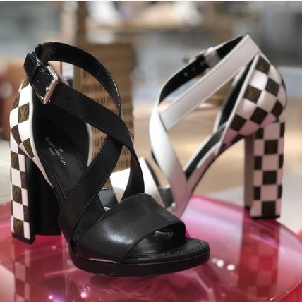 Louis Vuitton DAMIER 2020 SS Matchmake Cross Sandal 1A66UN 