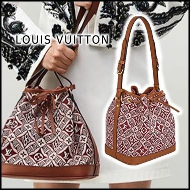 Louis Vuitton NEONOE burgundy bucket bags 