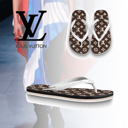 Louis Vuitton 2020 SS Monogram Casual Style Flip Flops Flat Sandals 1A7R87 