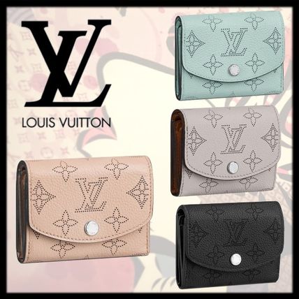 Louis Vuitton IRIS 2020 21AW Monogram Unisex Leather Folding Wallet Logo Folding Wallets M68672 M67498 M67499 M69033 