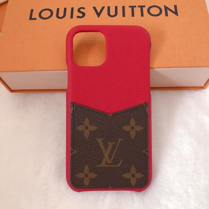 Louis Vuitton MONOGRAM 2020 SS Unisex Leather iPhone 11 Pro Smart Phone Cases 