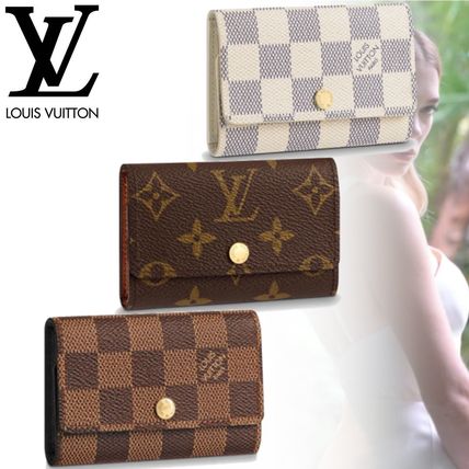 Louis Vuitton DAMIER AZUR 2020 SS 6 Key Holder N62630 M62630 N61745 