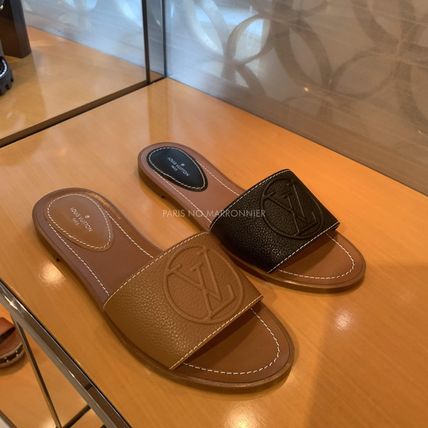 Louis Vuitton LOCKIT 2020 SS Lock It Flat Mules 1A8746 