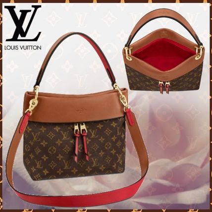 Louis Vuitton MONOGRAM Monogram Canvas Blended Fabrics 2WAY Bi color Elegant Style 
