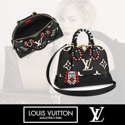 Louis Vuitton ALMA Stripes Monogram Casual Style Street Style 2WAY 3WAY M45380 