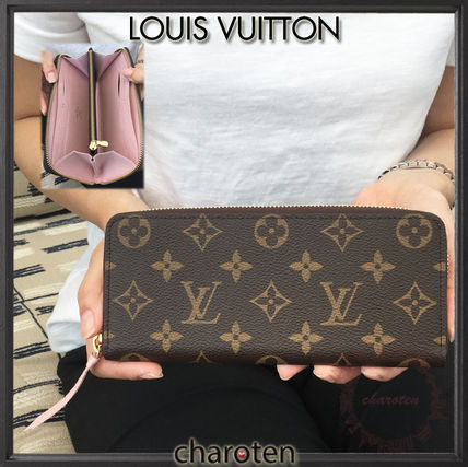 Louis Vuitton MONOGRAM 2018 SS Monogram Canvas Bi color Long Wallet Long Wallets 