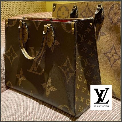 Louis Vuitton MONOGRAM 2020 SS Monogram Unisex 2WAY Logo Totes 
