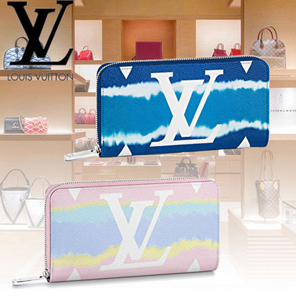 Louis Vuitton MONOGRAM 2020 SS Monogram Tie dye Long Wallet Logo Long Wallets M69110 M68841 
