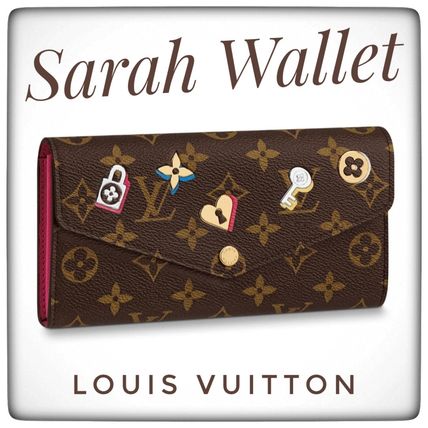 Louis Vuitton MONOGRAM 2019 20AW Heart Monogram Leather Long Wallet Long Wallets M64117 