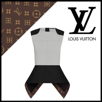 Louis Vuitton 2020 21AW Crew Neck Short Monogram Nylon Sleeveless Plain 1A7SDS 