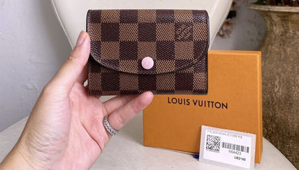 Louis Vuitton DAMIER 2020 SS Other Plaid Patterns Canvas Blended Fabrics Bi color Leather 