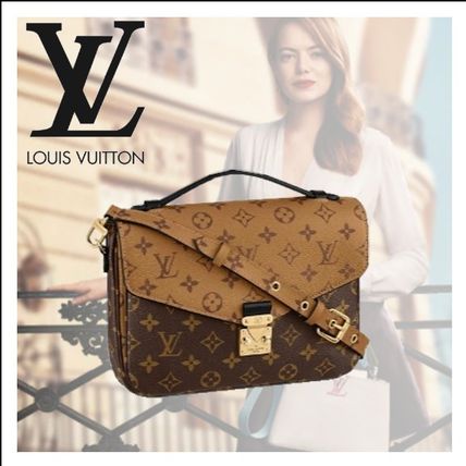 Louis Vuitton MONOGRAM Monogram Casual Style 2WAY Leather Logo Shoulder Bags M44876 