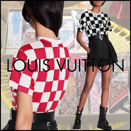 Louis Vuitton DAMIER 2019 20AW Damier T Shirt 1A61KH1A61KO 