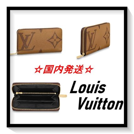 Louis Vuitton 2020 SS Leather Long Wallet Logo Long Wallets M69353 