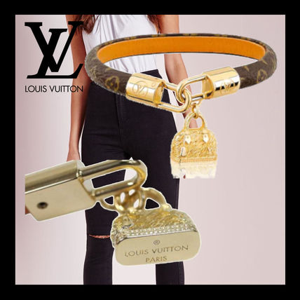 Louis Vuitton MONOGRAM Bangles Casual Style Leather Party Style Elegant Style 