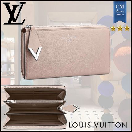 Louis Vuitton PORTEFEUILLE COMETE 2020 SS Calfskin Leather Long Wallet Logo Long Wallets 