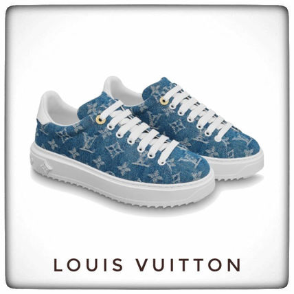 Louis Vuitton MONOGRAM 2020 SS Monogram Round Toe Rubber Sole Casual Style Unisex Oversized 1A7RBA