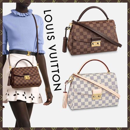 Louis Vuitton DAMIER AZUR 2020 SS Croisette Chain Wallet N53000 N41581 