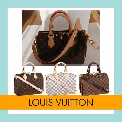 Louis Vuitton SPEEDY 2018 19AW Monogram Canvas 2WAY Crossbody Logo BostonDuffles N41368 N41374 M41113 