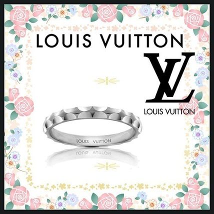 Louis Vuitton Monogram Infini Wedding Band White Gold Q9F71G 