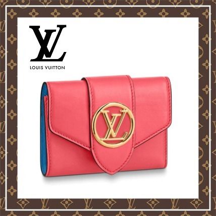 Louis Vuitton Leather Folding Wallet Folding Wallets 
