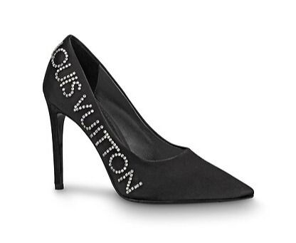 Louis Vuitton MONOGRAM 2019 20AW Blended Fabrics Plain Pin Heels Elegant Style Logo 